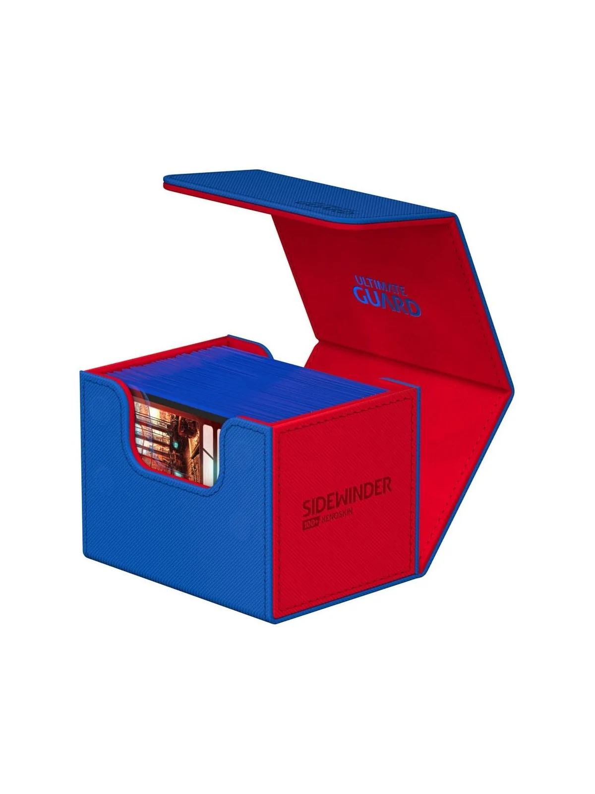 Ultimate Guard Sidewinder 100+ XenoSkin SYNERGY Azul/Rojo de Ultimate Guard en CAJAS | La Cueva Roja