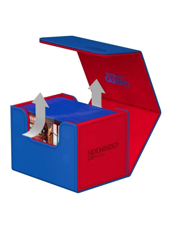 Ultimate Guard Sidewinder 100+ XenoSkin SYNERGY Azul/Rojo de Ultimate Guard en CAJAS | La Cueva Roja
