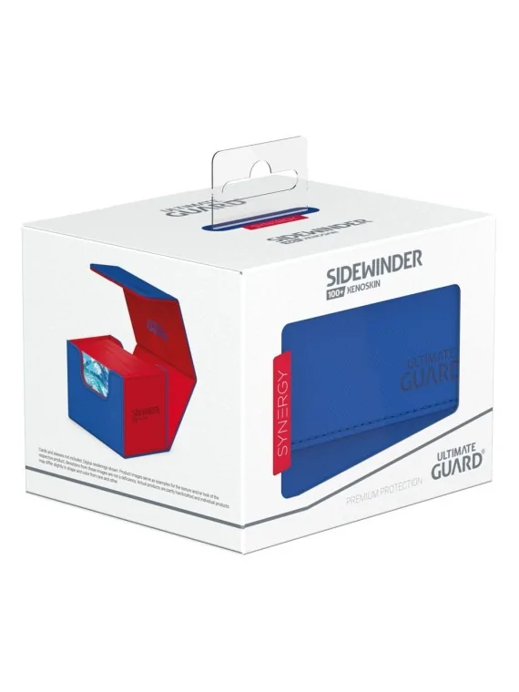Ultimate Guard Sidewinder 100+ XenoSkin SYNERGY Azul/Rojo de Ultimate Guard en CAJAS | La Cueva Roja