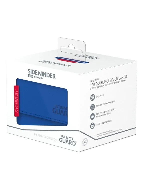 Ultimate Guard Sidewinder 100+ XenoSkin SYNERGY Azul/Rojo de Ultimate Guard en CAJAS | La Cueva Roja