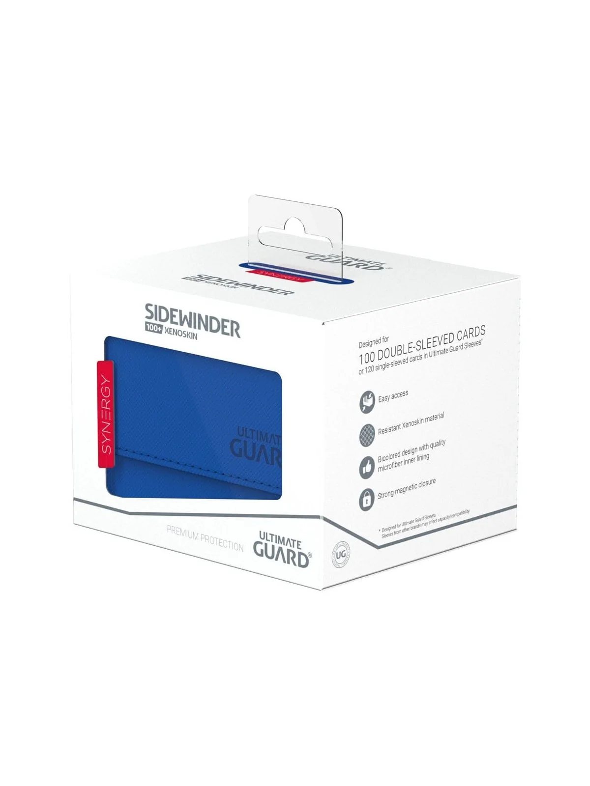 Ultimate Guard Sidewinder 100+ XenoSkin SYNERGY Azul/Rojo de Ultimate Guard en CAJAS | La Cueva Roja