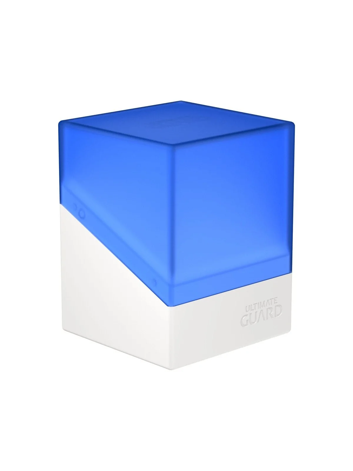 Ultimate Guard Boulder Deck Case 100+ SYNERGY Azul/Blanco de Ultimate Guard en Cajas para Cartas | La Cueva Roja