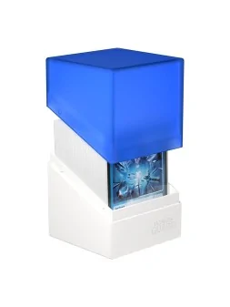 Ultimate Guard Boulder Deck Case 100+ SYNERGY Azul/Blanco de Ultimate Guard en Cajas para Cartas | La Cueva Roja