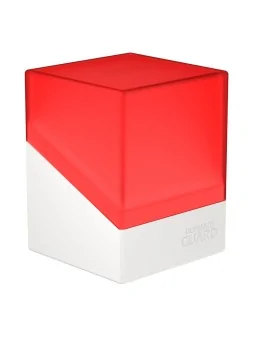 Ultimate Guard Boulder Deck Case 100+ SYNERGY Rojo/Blanco de Ultimate Guard en Cajas para Cartas | La Cueva Roja