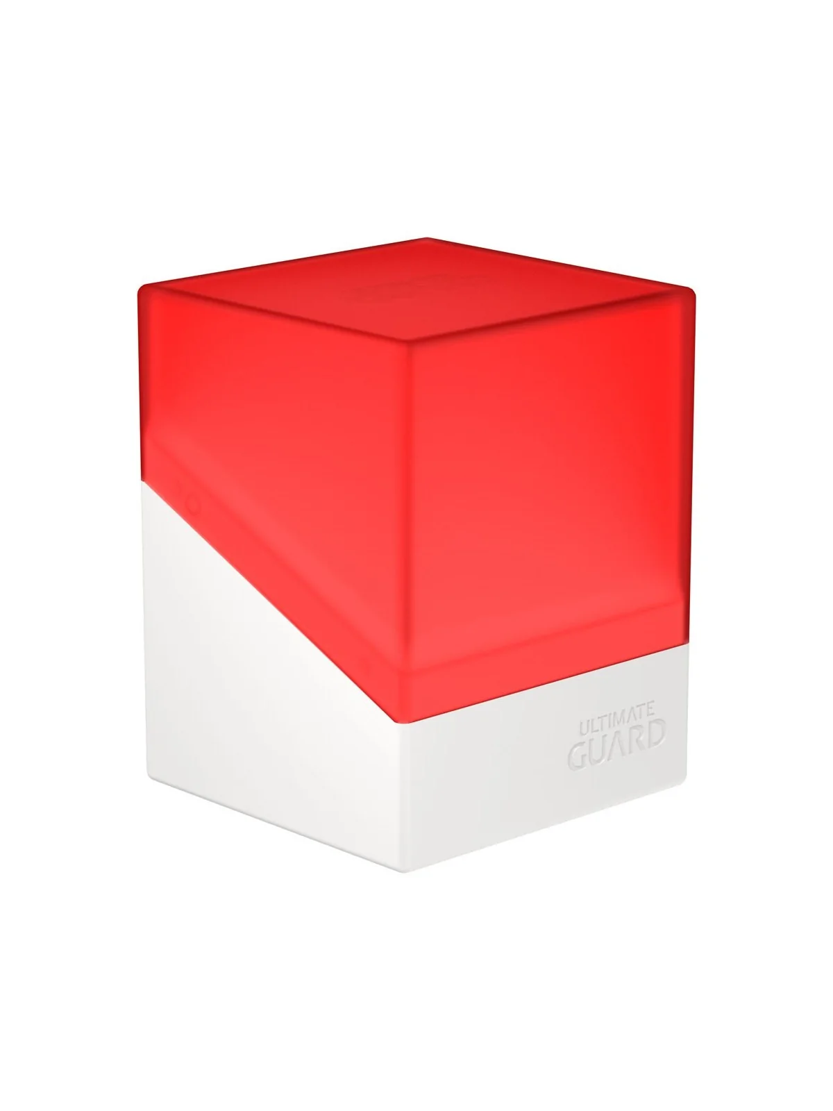 Ultimate Guard Boulder Deck Case 100+ SYNERGY Rojo/Blanco de Ultimate Guard en Cajas para Cartas | La Cueva Roja