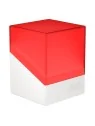 Ultimate Guard Boulder Deck Case 100+ SYNERGY Rojo/Blanco de Ultimate Guard en Cajas para Cartas | La Cueva Roja