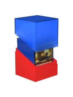 Ultimate Guard Boulder Deck Case 100+ SYNERGY Azul/Rojo de Ultimate Guard en Cajas para Cartas | La Cueva Roja