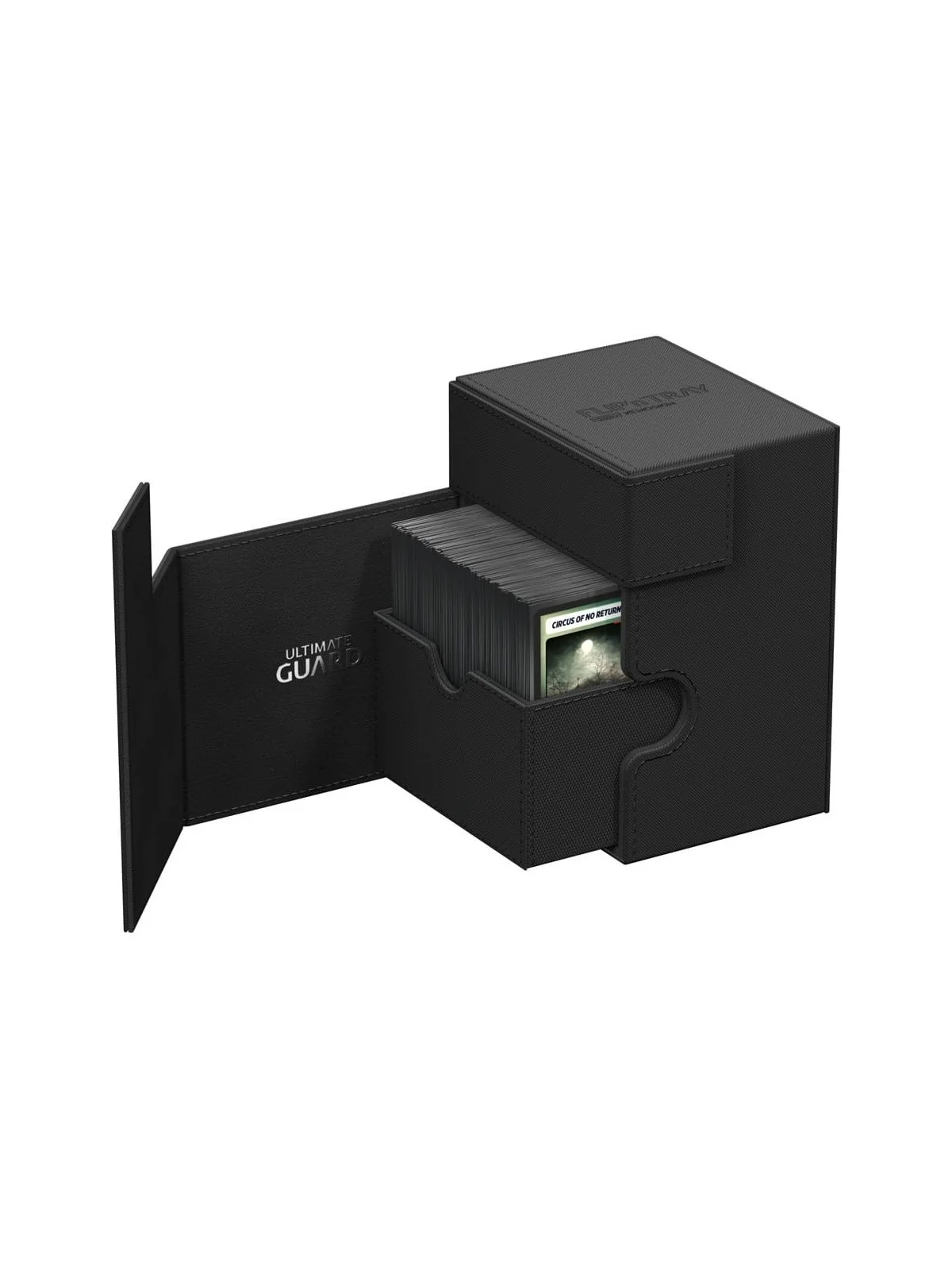 Ultimate Guard Flip`n`Tray 133+ XenoSkin Negro de Ultimate Guard en Cajas para Cartas | La Cueva Roja