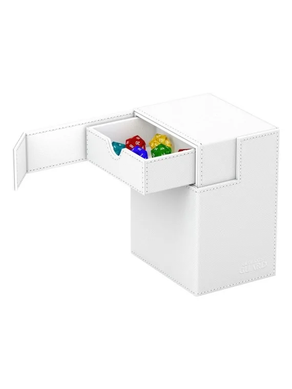 Ultimate Guard Flip`n`Tray 133+ XenoSkin Blanco de Ultimate Guard en Cajas para Cartas | La Cueva Roja