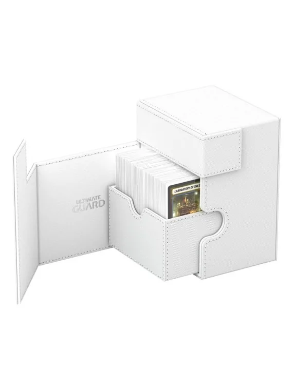 Ultimate Guard Flip`n`Tray 133+ XenoSkin Blanco de Ultimate Guard en Cajas para Cartas | La Cueva Roja