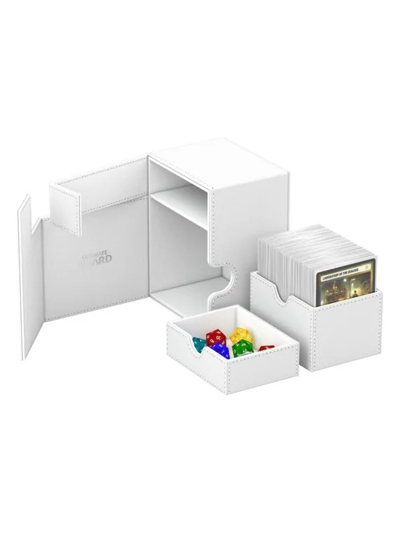 Ultimate Guard Flip`n`Tray 133+ XenoSkin Blanco de Ultimate Guard en Cajas para Cartas | La Cueva Roja