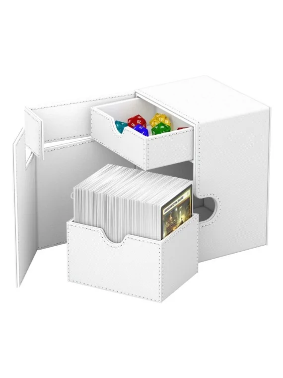 Ultimate Guard Flip`n`Tray 133+ XenoSkin Blanco de Ultimate Guard en Cajas para Cartas | La Cueva Roja