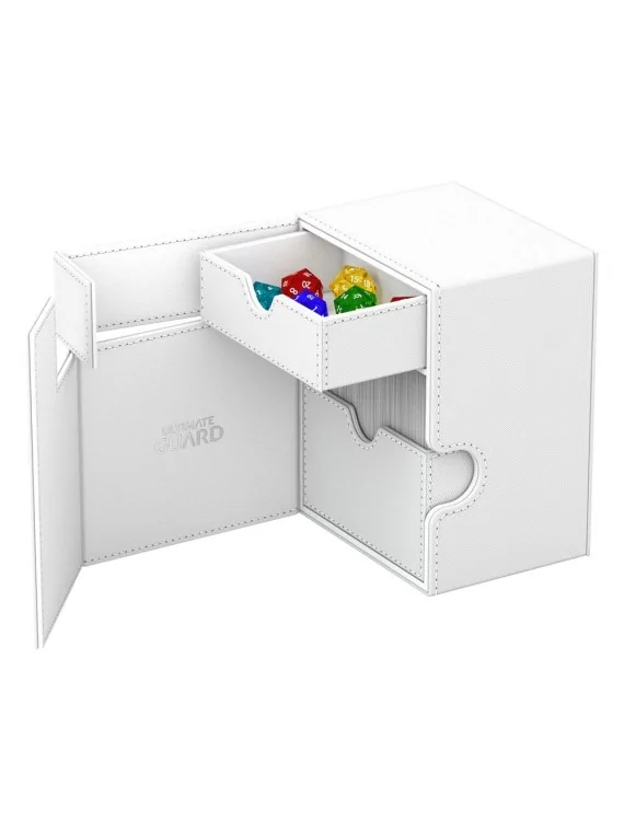 Ultimate Guard Flip`n`Tray 133+ XenoSkin Blanco de Ultimate Guard en Cajas para Cartas | La Cueva Roja