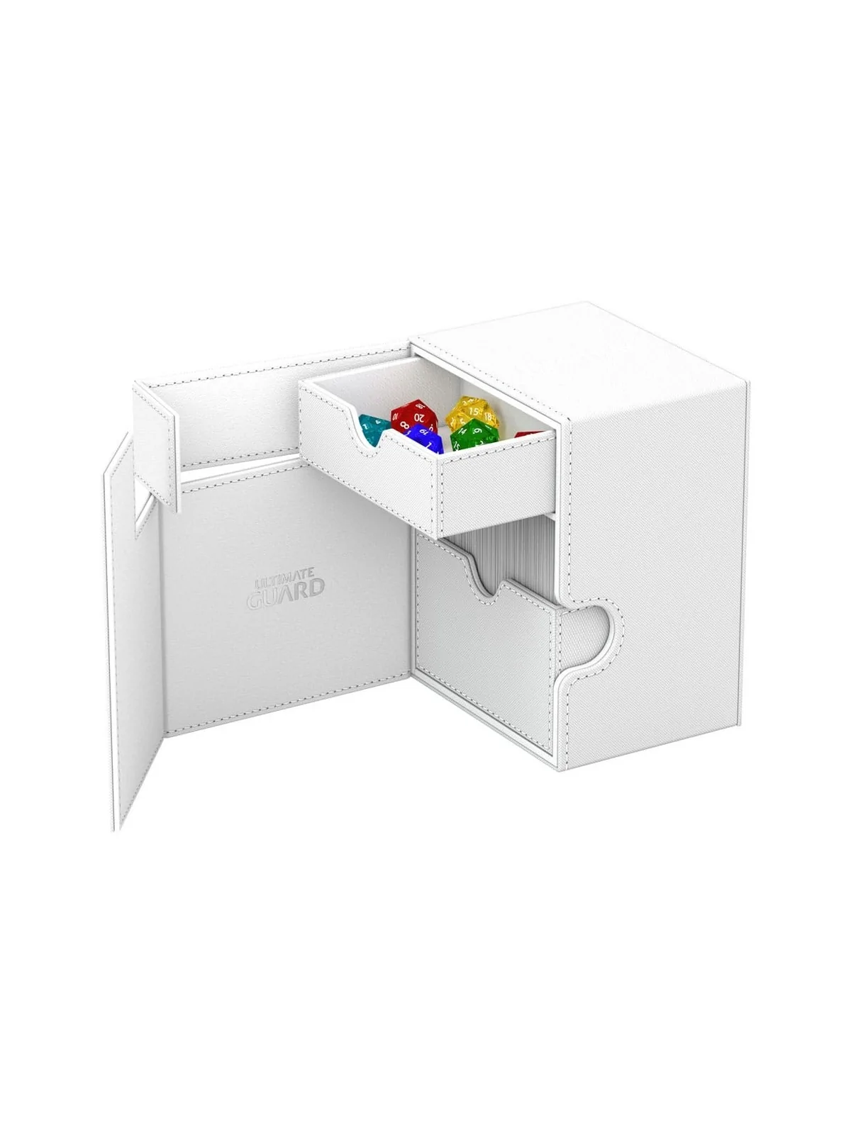 Ultimate Guard Flip`n`Tray 133+ XenoSkin Blanco de Ultimate Guard en Cajas para Cartas | La Cueva Roja