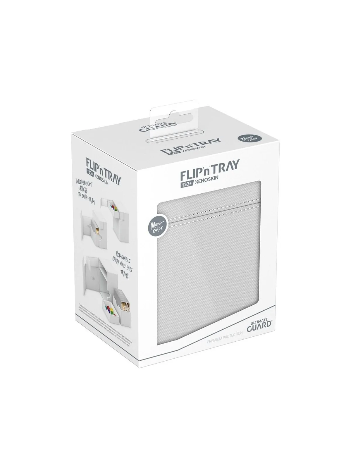 Ultimate Guard Flip`n`Tray 133+ XenoSkin Blanco de Ultimate Guard en Cajas para Cartas | La Cueva Roja