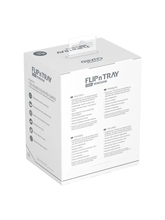 Ultimate Guard Flip`n`Tray 133+ XenoSkin Blanco de Ultimate Guard en Cajas para Cartas | La Cueva Roja