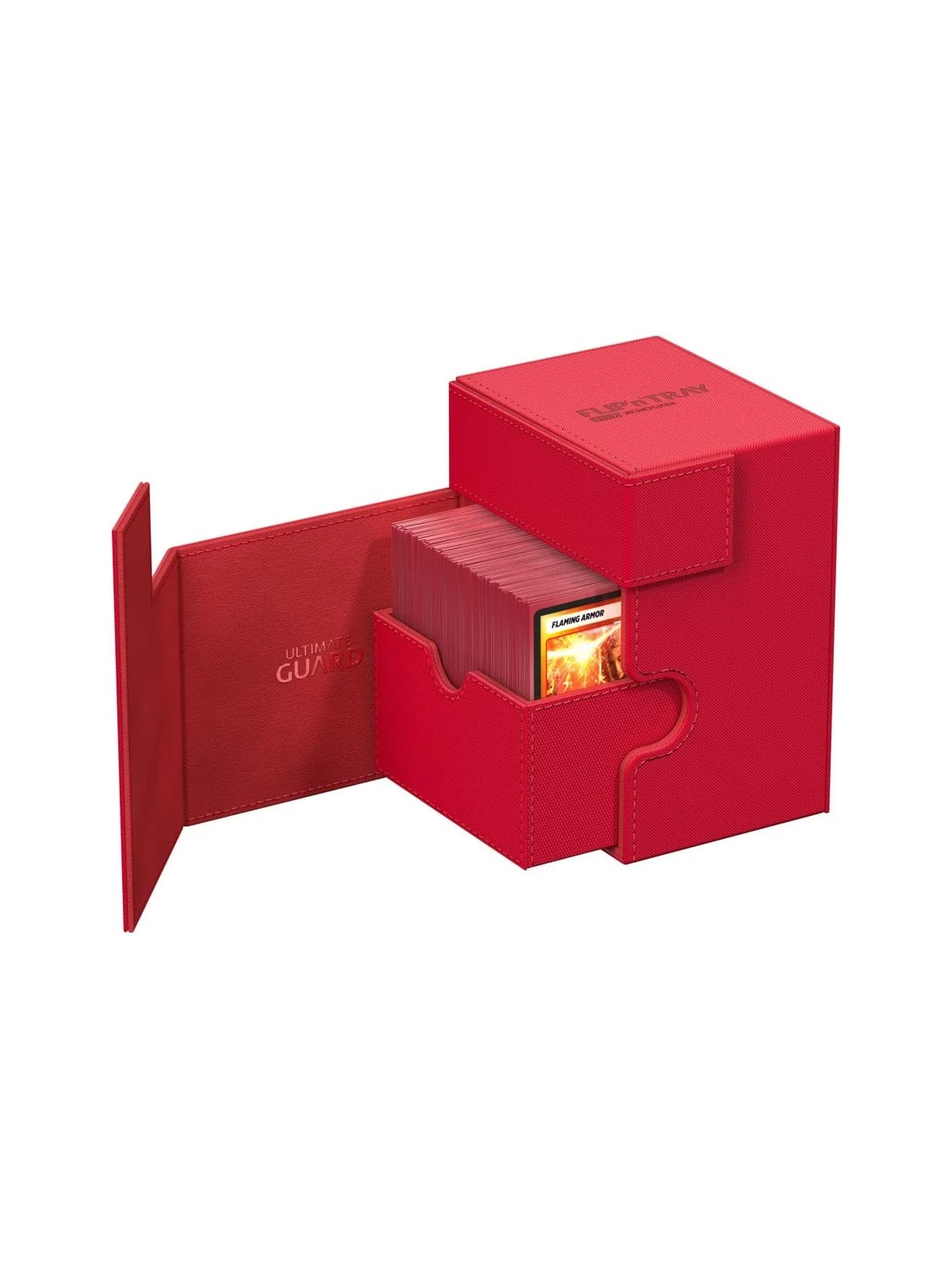 Ultimate Guard Flip`n`Tray 133+ XenoSkin Rojo de Ultimate Guard en Cajas para Cartas | La Cueva Roja