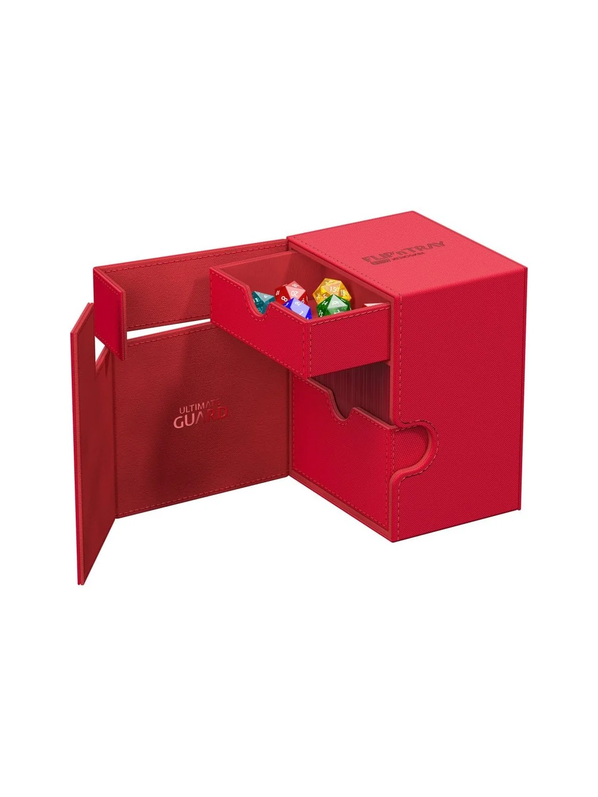 Ultimate Guard Flip`n`Tray 133+ XenoSkin Rojo de Ultimate Guard en Cajas para Cartas | La Cueva Roja