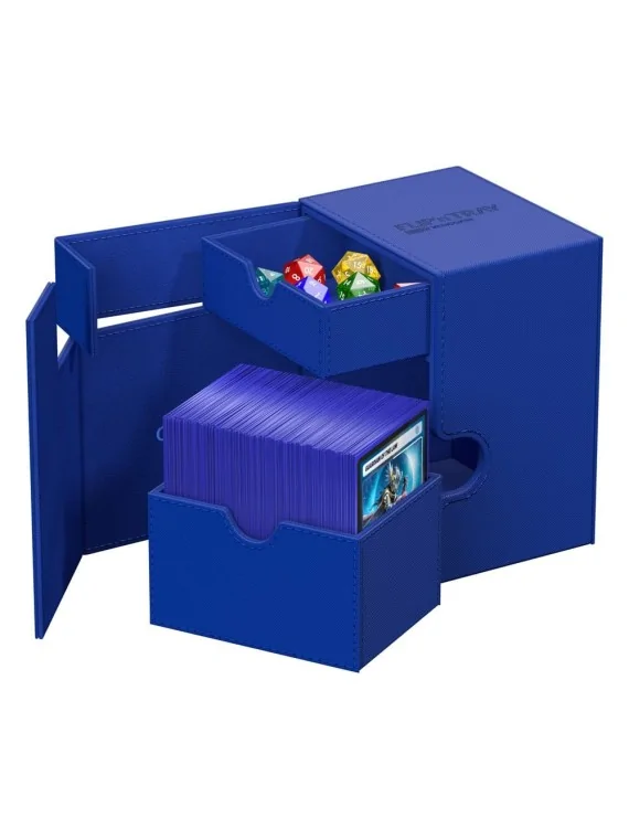 Ultimate Guard Flip`n`Tray 133+ XenoSkin Azul de Ultimate Guard en Cajas para Cartas | La Cueva Roja