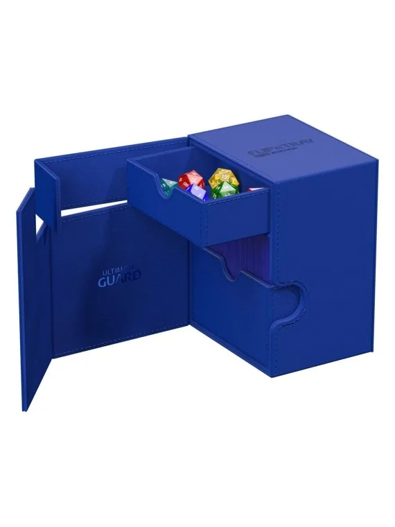 Ultimate Guard Flip`n`Tray 133+ XenoSkin Azul de Ultimate Guard en Cajas para Cartas | La Cueva Roja