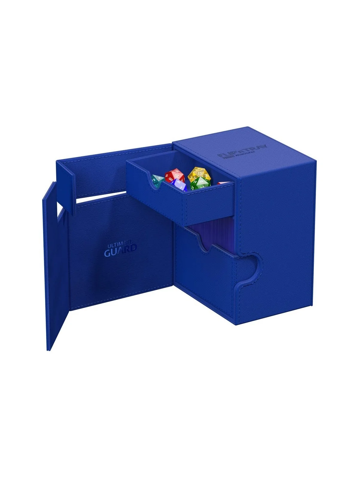 Ultimate Guard Flip`n`Tray 133+ XenoSkin Azul de Ultimate Guard en Cajas para Cartas | La Cueva Roja
