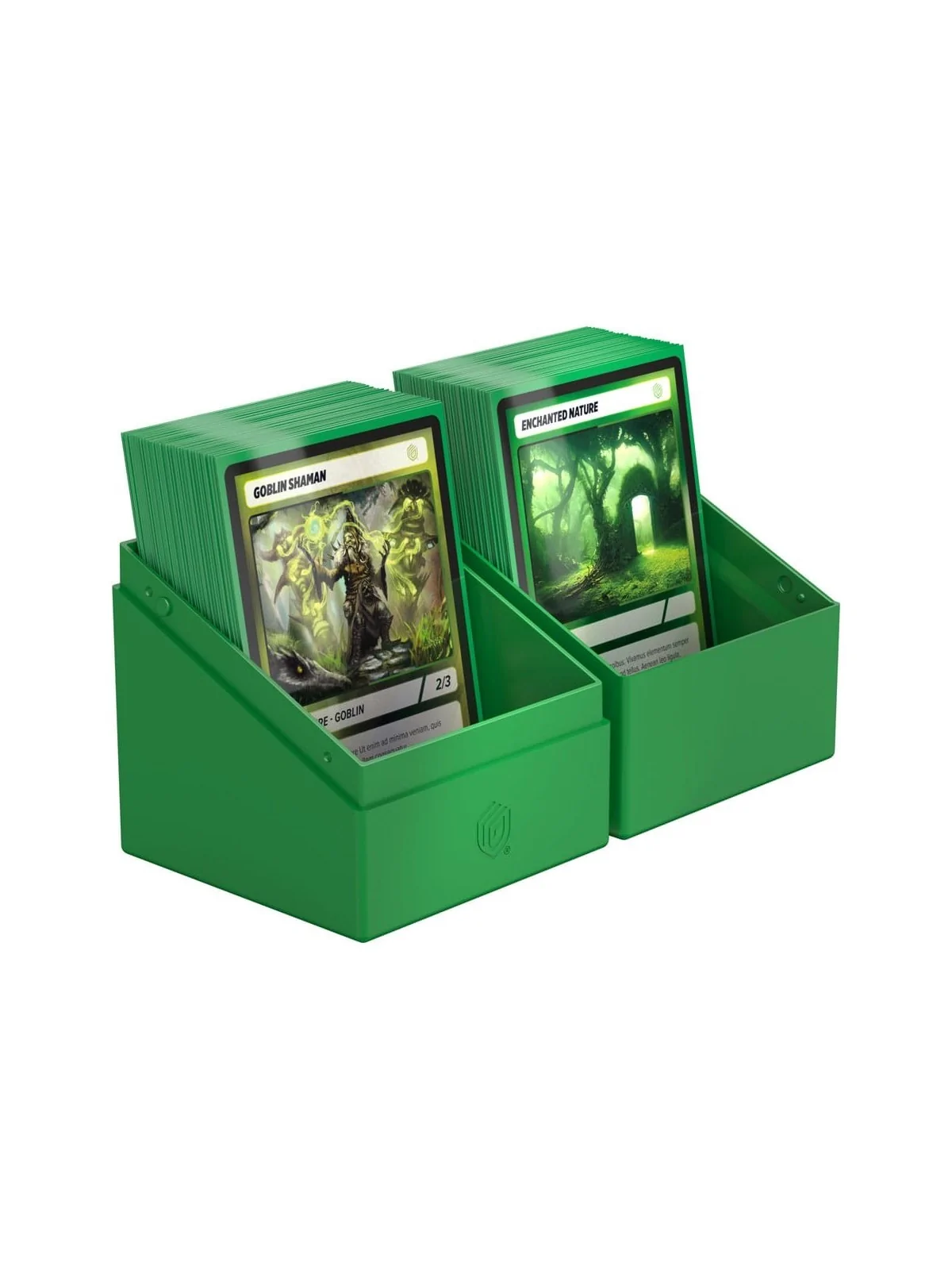 Ultimate Guard Boulder 100+ Solid - Green de Ultimate Guard en CAJAS | La Cueva Roja