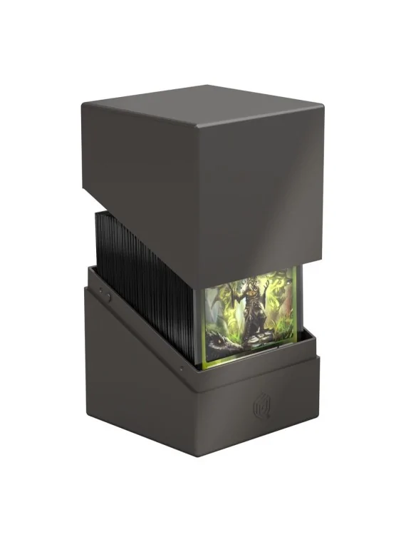 Ultimate Guard Boulder 100+ Solid - Grey de Ultimate Guard en CAJAS | La Cueva Roja