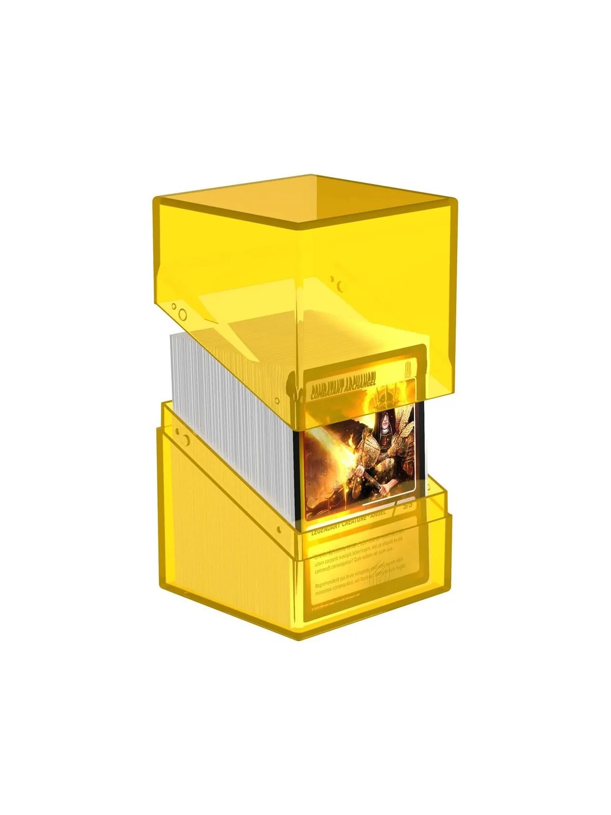 Ultimate Guard Boulder 100+ Clear - Amber de Ultimate Guard en CAJAS | La Cueva Roja
