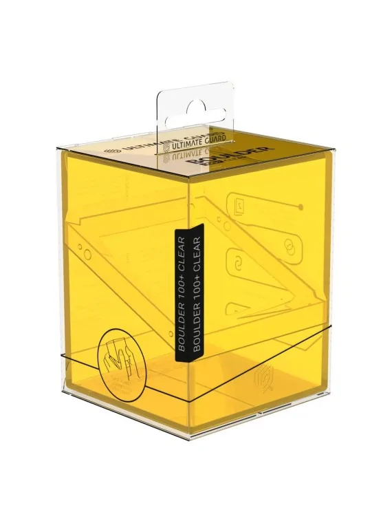 Ultimate Guard Boulder 100+ Clear - Amber de Ultimate Guard en CAJAS | La Cueva Roja