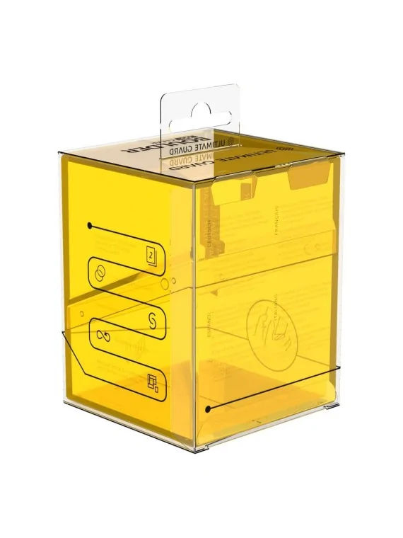 Ultimate Guard Boulder 100+ Clear - Amber de Ultimate Guard en CAJAS | La Cueva Roja