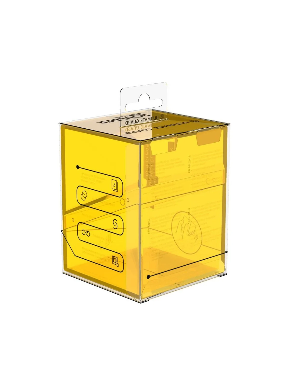 Ultimate Guard Boulder 100+ Clear - Amber de Ultimate Guard en CAJAS | La Cueva Roja