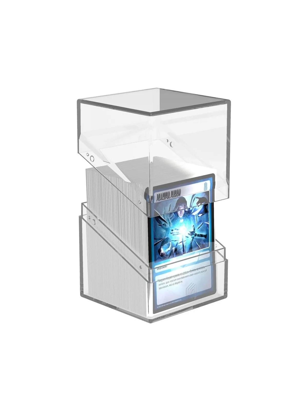 Ultimate Guard Boulder 100+ Clear - Transparent de Ultimate Guard en Cajas para Cartas | La Cueva Roja