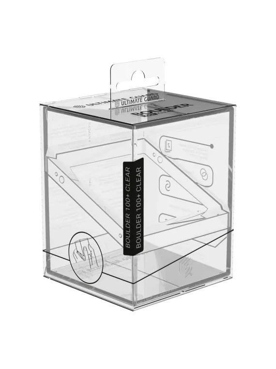 Ultimate Guard Boulder 100+ Clear - Transparent de Ultimate Guard en Cajas para Cartas | La Cueva Roja