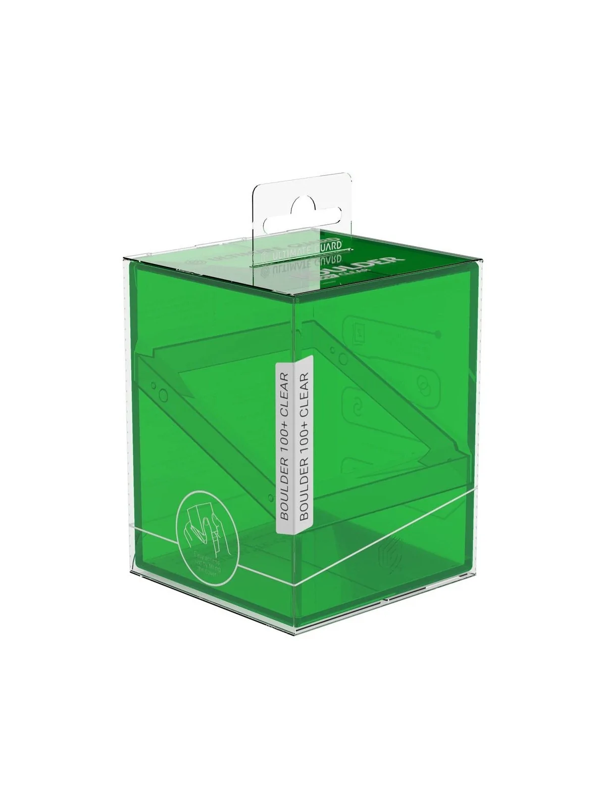 Ultimate Guard Boulder 100+ Clear - Emerald de Ultimate Guard en CAJAS | La Cueva Roja