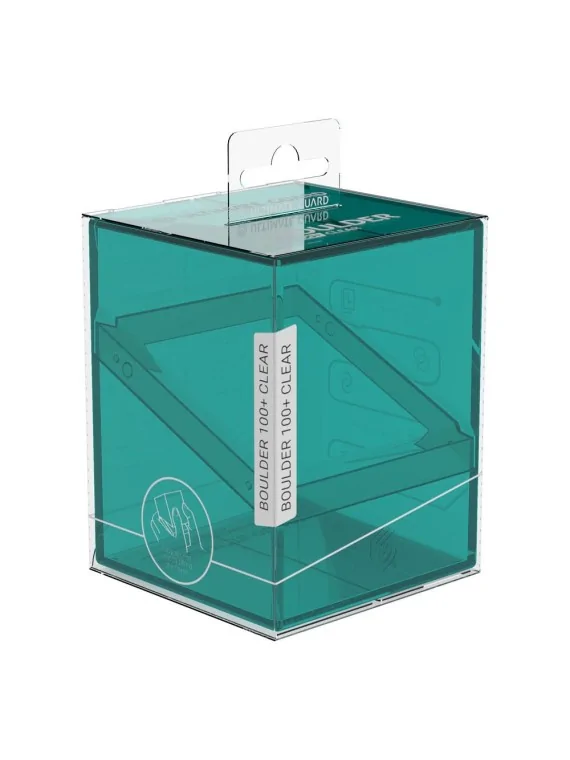 Ultimate Guard Boulder 100+ Clear - Malachite de Ultimate Guard en Cajas para Cartas | La Cueva Roja