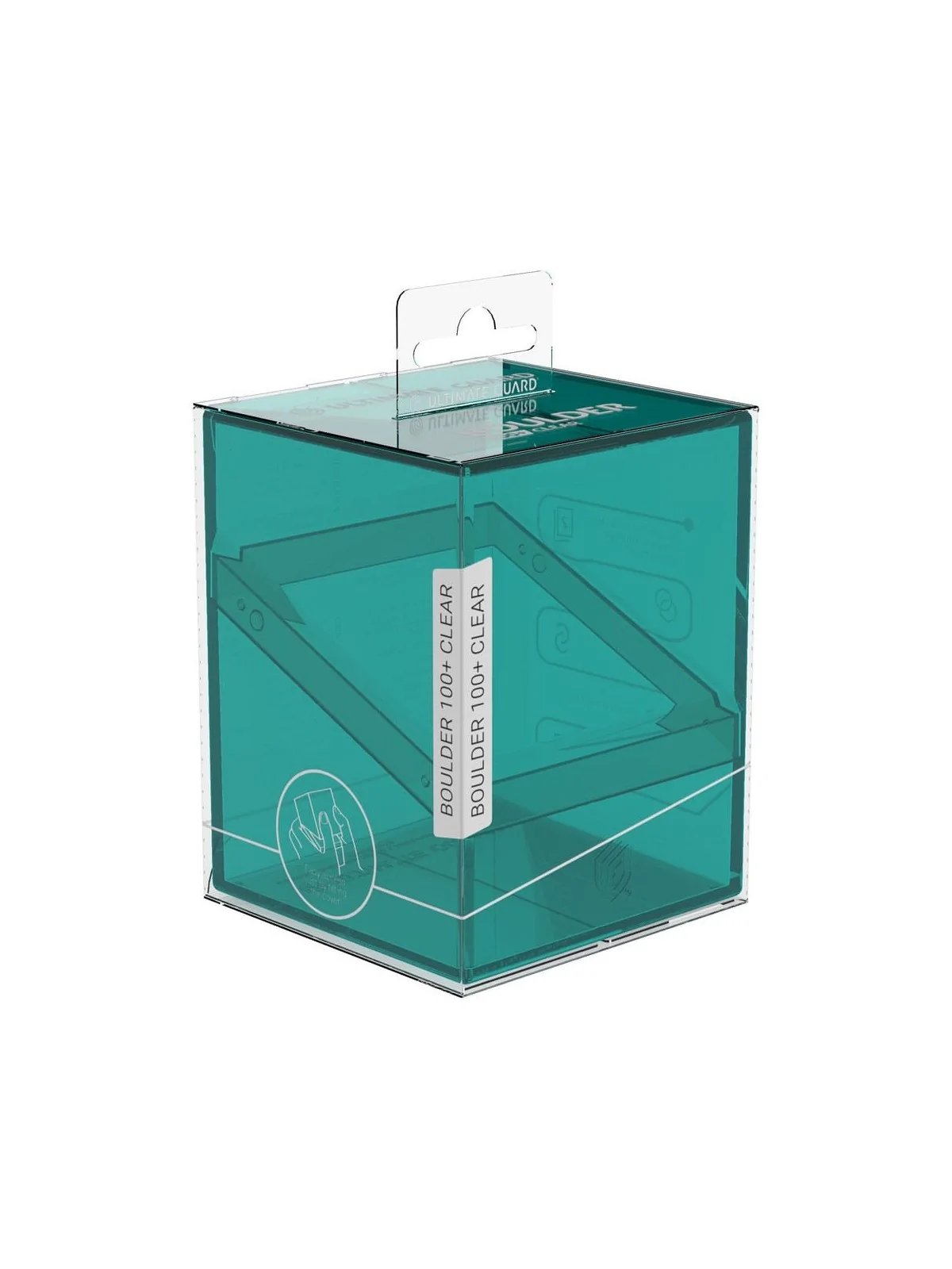 Ultimate Guard Boulder 100+ Clear - Malachite de Ultimate Guard en Cajas para Cartas | La Cueva Roja