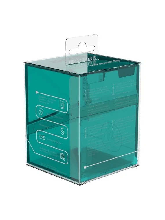 Ultimate Guard Boulder 100+ Clear - Malachite de Ultimate Guard en Cajas para Cartas | La Cueva Roja