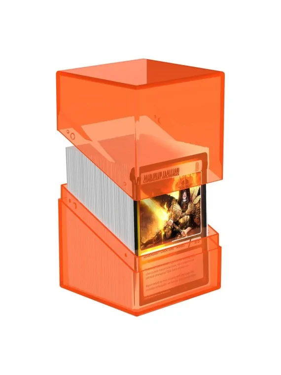Ultimate Guard Boulder 100+ Clear - Poppy Topaz de Ultimate Guard en Cajas para Cartas | La Cueva Roja