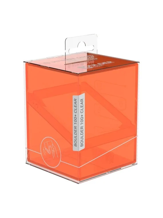 Ultimate Guard Boulder 100+ Clear - Poppy Topaz de Ultimate Guard en Cajas para Cartas | La Cueva Roja