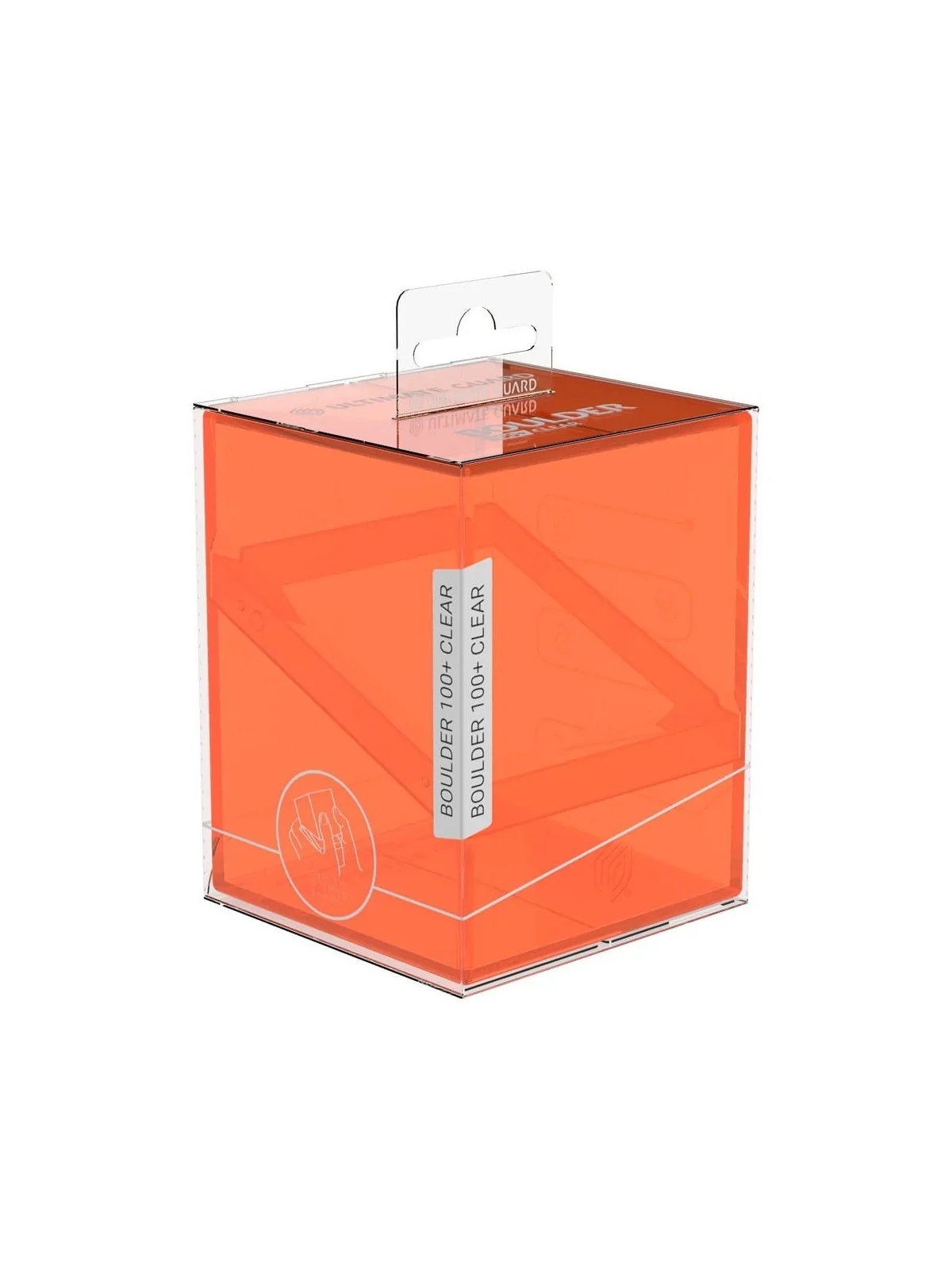Ultimate Guard Boulder 100+ Clear - Poppy Topaz de Ultimate Guard en Cajas para Cartas | La Cueva Roja