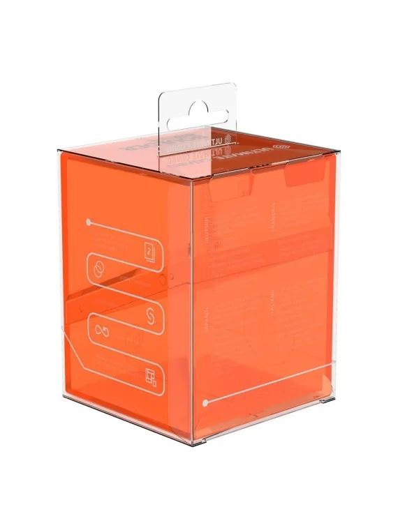Ultimate Guard Boulder 100+ Clear - Poppy Topaz de Ultimate Guard en Cajas para Cartas | La Cueva Roja