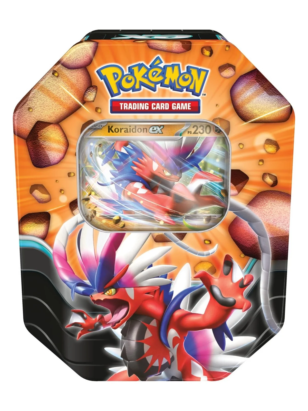 Pokemon TCG: Slashing Legends EX Tin (Koraidon) de Bandai en Pokemon TCG | La Cueva Roja