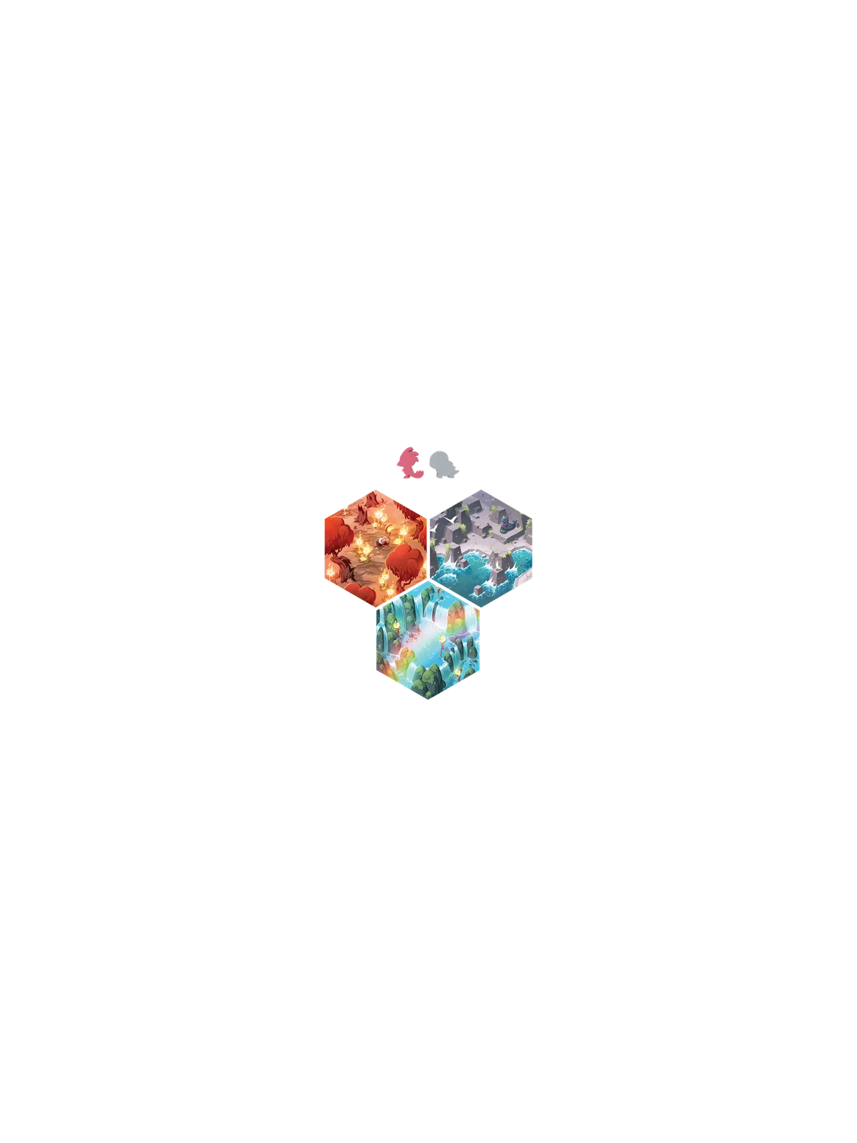 Criaturas de las Sombras: Roca Fundida de TeeTurtle en Juegos de Tablero | La Cueva Roja
