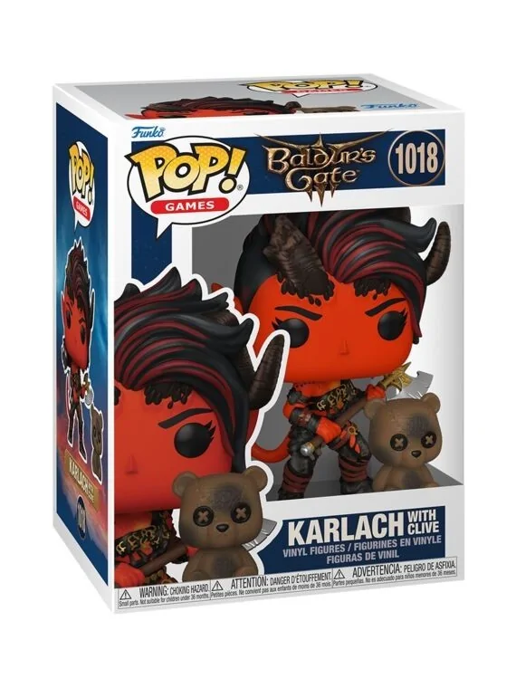 Funko POP! Baldur's Gate: Karlach with Clive (1018) de Funko en Funko Pop | La Cueva Roja