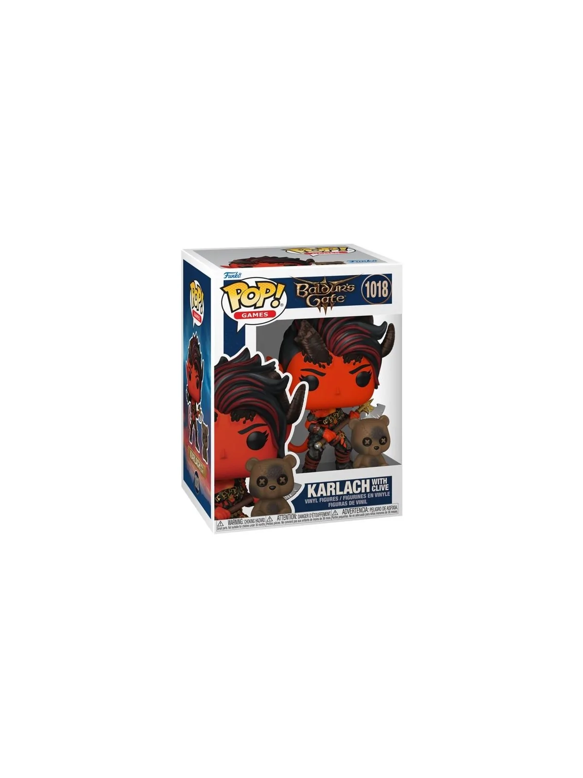 Funko POP! Baldur's Gate: Karlach with Clive (1018) de Funko en Funko Pop | La Cueva Roja