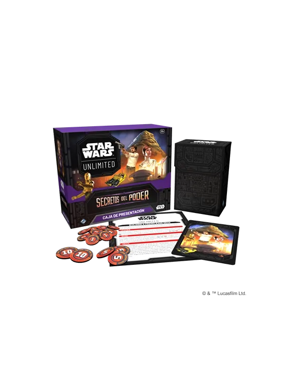 Star Wars Unlimited: Secretos del Poder Caja de Presentación de Fantasy Flight Games en Star Wars: Unlimited | La Cueva Roja