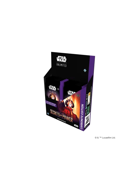 Star Wars Unlimited: Secrets of Power Carbonite Boosters (12) de Fantasy Flight Games en Star Wars: Unlimited | La Cueva Roja