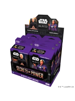 Star Wars Unlimited: Secrets of Power Spotlight Mazos (6) de Fantasy Flight Games en Star Wars: Unlimited | La Cueva Roja