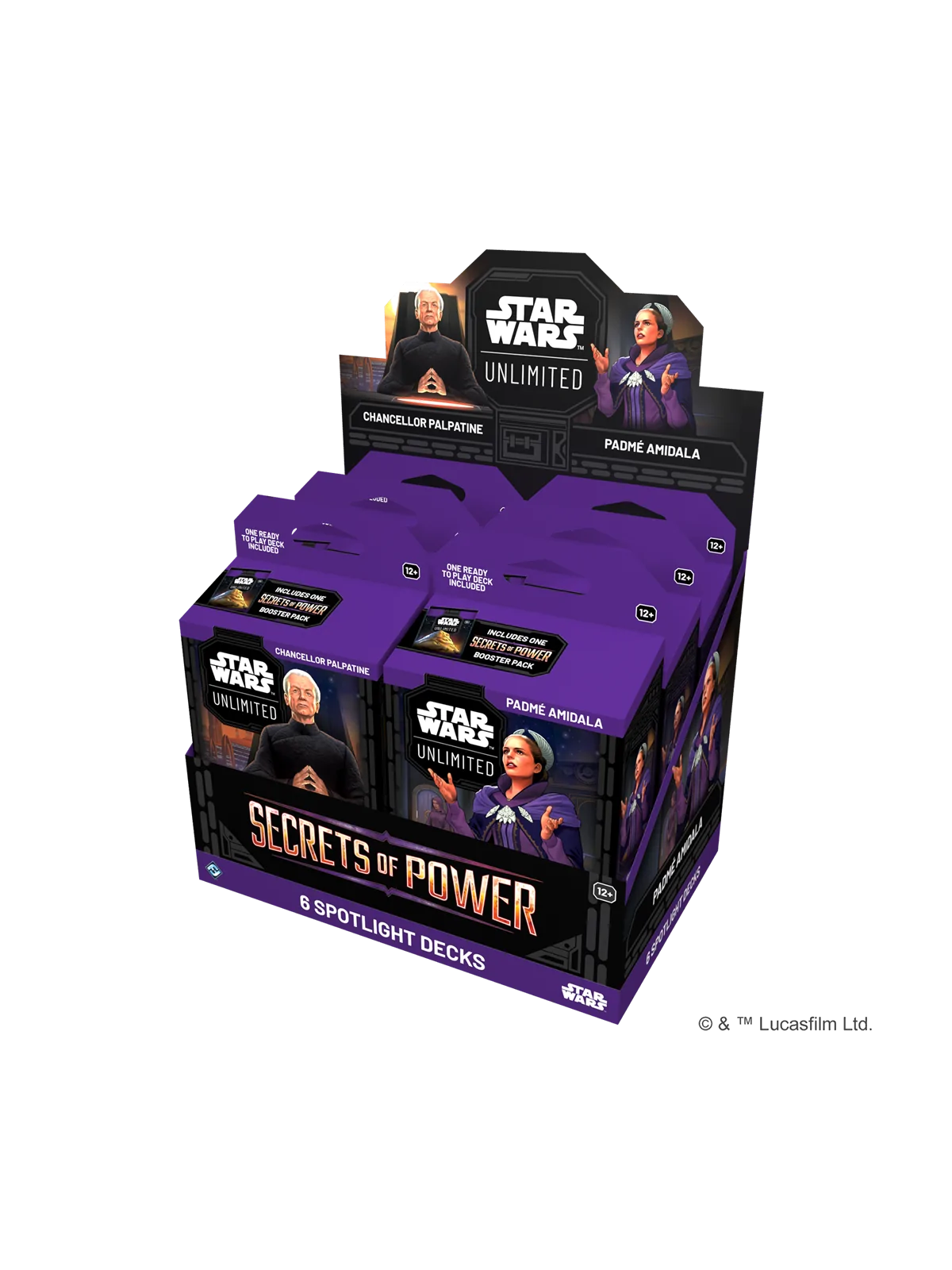 Star Wars Unlimited: Secrets of Power Spotlight Mazos (6) de Fantasy Flight Games en Star Wars: Unlimited | La Cueva Roja