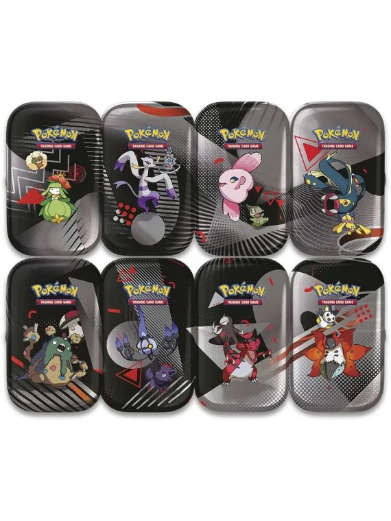 Pokemon TCG: Fulgor Negro y Llama Blanca – Mini Lata (ESP) de Bandai en Pokemon TCG | La Cueva Roja